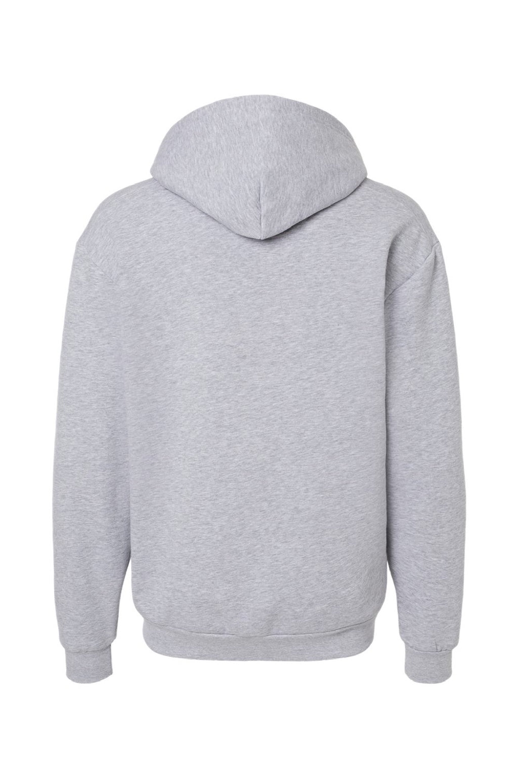 American Apparel RF497 Mens ReFlex Fleece Full Zip Hooded Sweatshirt Hoodie w/ Pockets Heather Grey Flat Back