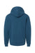 American Apparel RF497 Mens ReFlex Fleece Full Zip Hooded Sweatshirt Hoodie Sea Blue Flat Back