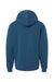 American Apparel RF497 Mens ReFlex Fleece Full Zip Hooded Sweatshirt Hoodie w/ Pockets Sea Blue Flat Back