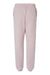 American Apparel RF491 Mens ReFlex Fleece Sweatpants w/ Pockets Blush Pink Flat Back