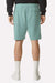 American Apparel 2PQ Mens Gym Shorts w/ Pockets Arctic Green Model Back