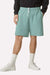 American Apparel 2PQ Mens Gym Shorts w/ Pockets Arctic Green Model Front