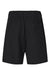 American Apparel 2PQ Mens Gym Shorts w/ Pockets Black Flat Back