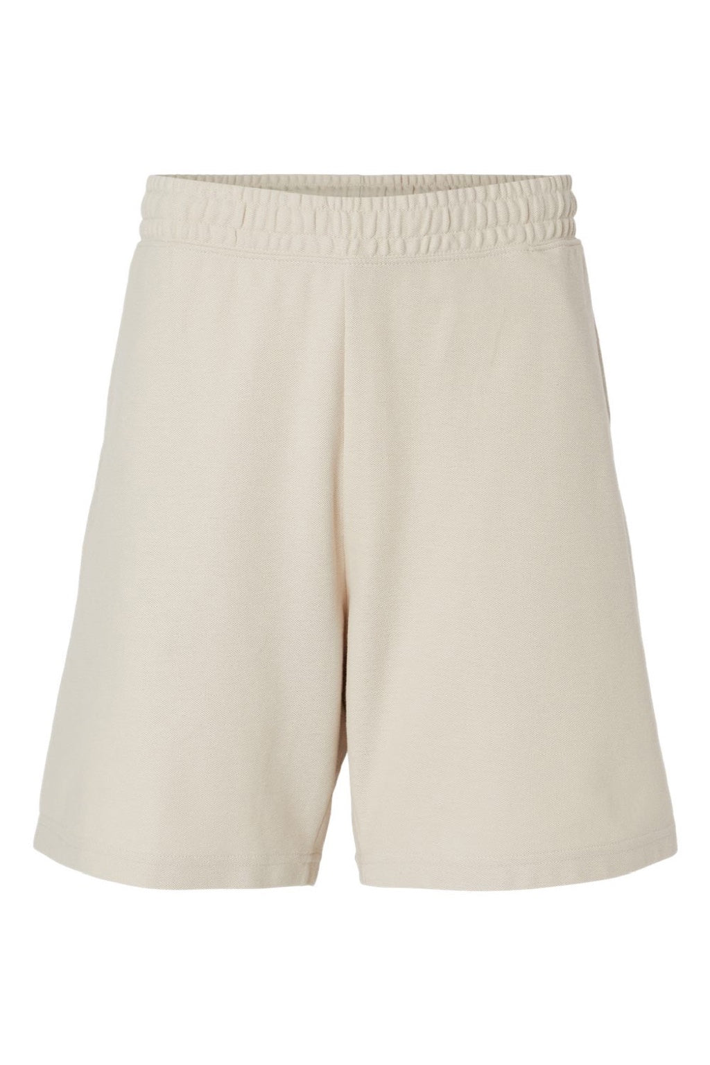 American Apparel 2PQ Mens Gym Shorts w/ Pockets Bone Flat Front
