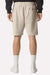 American Apparel 2PQ Mens Gym Shorts w/ Pockets Bone Model Back