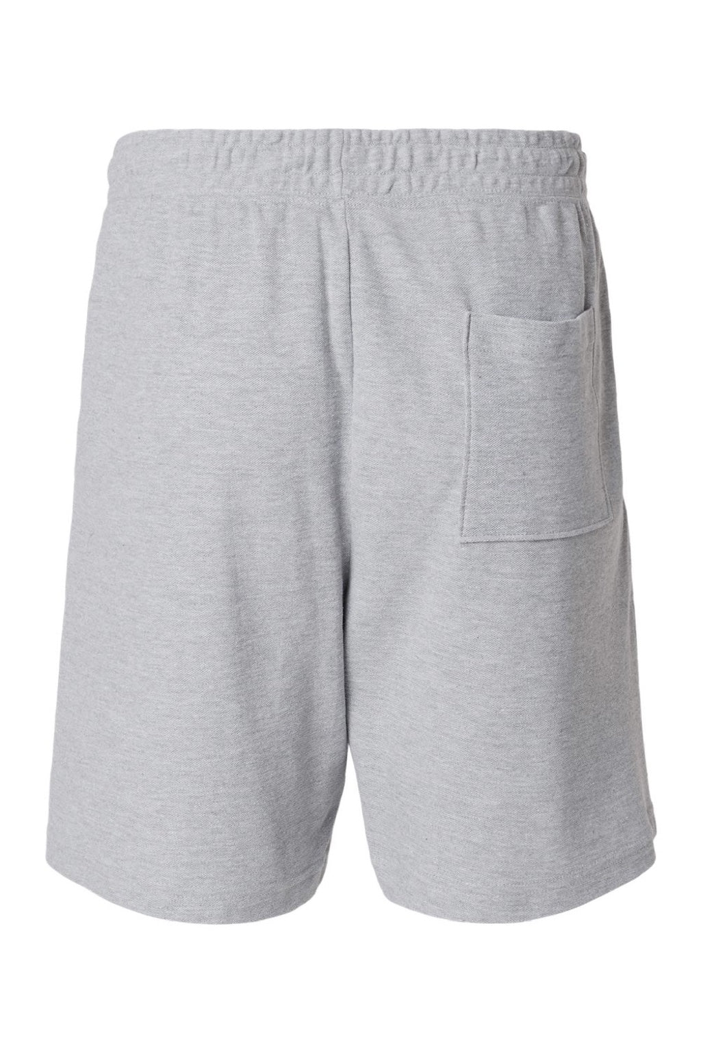 American Apparel 2PQ Mens Gym Shorts w/ Pockets Heather Grey Flat Back