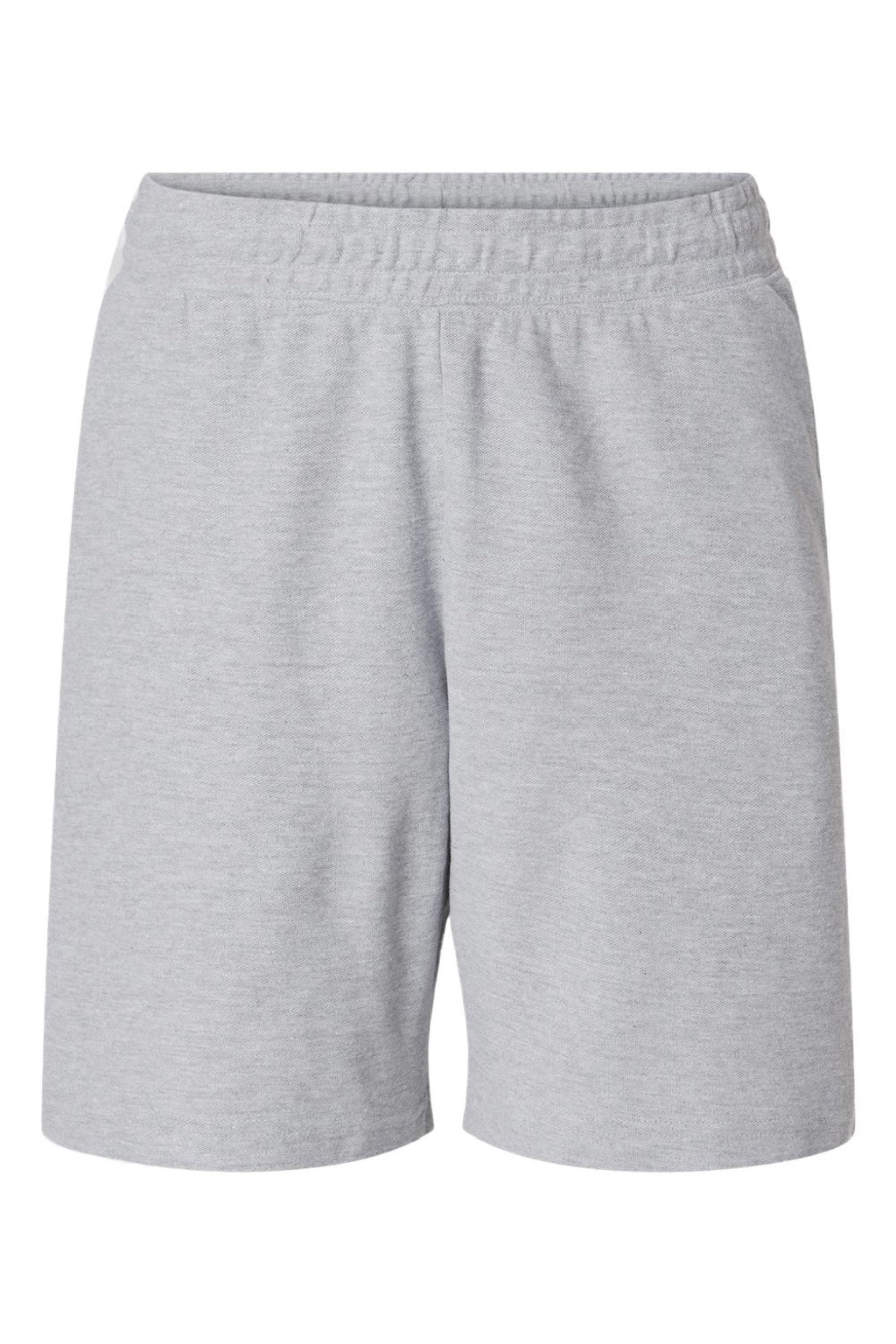 American Apparel 2PQ Mens Gym Shorts w/ Pockets Heather Grey Flat Front