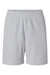 American Apparel 2PQ Mens Gym Shorts w/ Pockets Heather Grey Flat Front