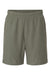 American Apparel 2PQ Mens Gym Shorts w/ Pockets Lieutenant Green Flat Front
