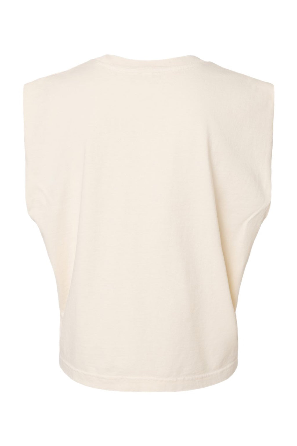 American Apparel 307GD Womens Garment Dyed Muscle Tank Top Faded Cream Flat Back