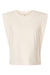 American Apparel 307GD Womens Garment Dyed Muscle Tank Top Faded Cream Flat Front