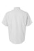 Paragon 700 Mens Hatteras Performance Short Sleeve Button Down Shirt Aluminum Grey Flat Back