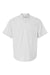 Paragon 700 Mens Hatteras Performance Short Sleeve Button Down Shirt Aluminum Grey Flat Front