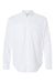 Paragon 702 Mens Kitty Hawk Performance Moisture Wicking Long Sleeve Button Down Shirt w/ Double Pockets White Flat Front