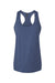 Gildan 64220LCVC Womens Softstyle CVC Racerback Tank Top Navy Blue Mist Flat Front