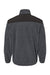 Dri Duck 7353 Mens Ranger Melange Fleece Sweatshirt Charcoal Grey Flat Back