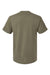American Apparel 5389 Mens Sueded Cloud Short Sleeve Crewneck T-Shirt Lieutenant Green Flat Back