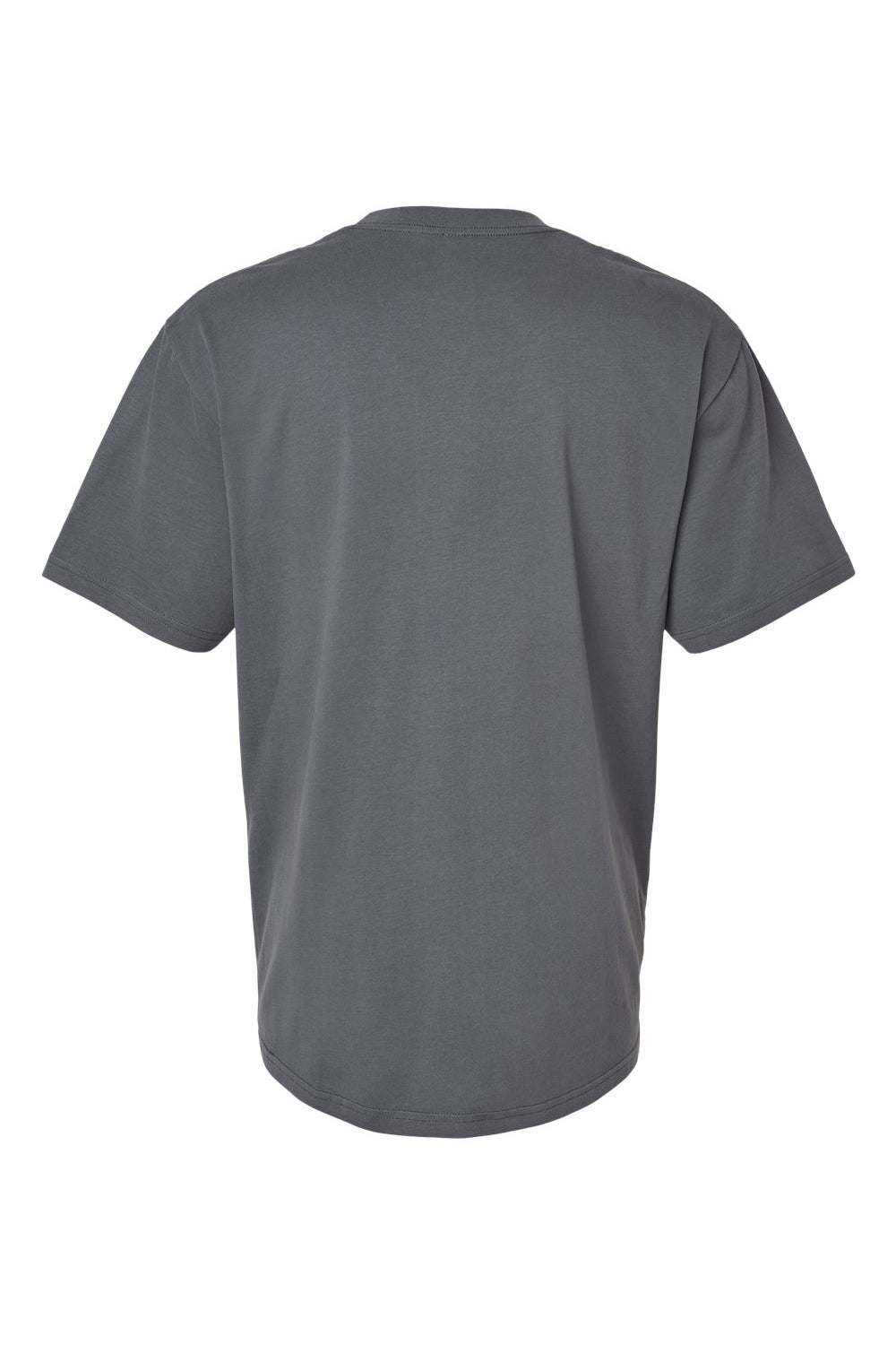 American Apparel 5389 Mens Sueded Cloud Short Sleeve Crewneck T-Shirt Asphalt Grey Flat Back