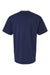 American Apparel 5389 Mens Sueded Cloud Short Sleeve Crewneck T-Shirt Navy Blue Flat Back
