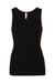 Bella + Canvas BC1080/1080 Womens Tank Top Black Flat Front