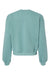 American Apparel RF494 Womens ReFlex Fleece Crewneck Sweatshirt Arctic Green Flat Back