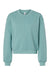 American Apparel RF494 Womens ReFlex Fleece Crewneck Sweatshirt Arctic Green Flat Front