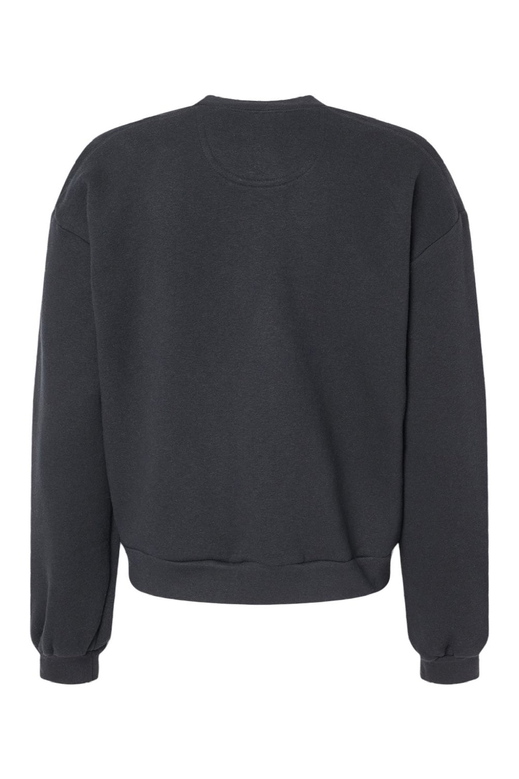 American Apparel RF494 Womens ReFlex Fleece Crewneck Sweatshirt Black Flat Back