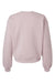 American Apparel RF494 Mens ReFlex Fleece Crewneck Sweatshirt Blush Pink Flat Back