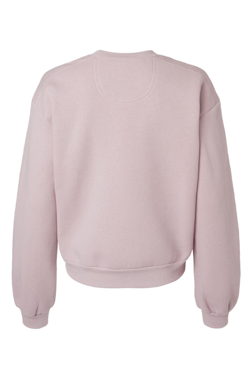 American Apparel RF494 Womens ReFlex Fleece Crewneck Sweatshirt Blush Pink Flat Back