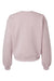 American Apparel RF494 Womens ReFlex Fleece Crewneck Sweatshirt Blush Pink Flat Back