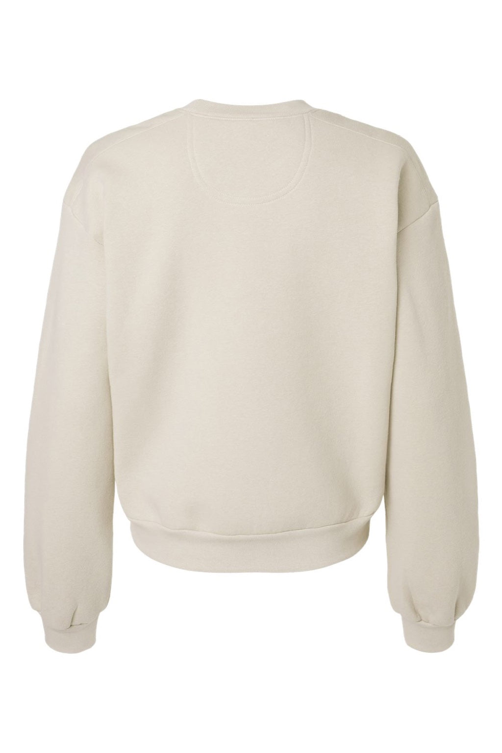 American Apparel RF494 Womens ReFlex Fleece Crewneck Sweatshirt Bone Flat Back