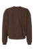 American Apparel RF494 Womens ReFlex Fleece Crewneck Sweatshirt Brown Flat Back