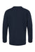 Next Level 3311 Youth Long Sleeve Crewneck T-Shirt Midnight Navy Blue Flat Back