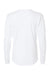 Next Level 3911 Womens Relaxed Long Sleeve Crewneck T-Shirt White Flat Back