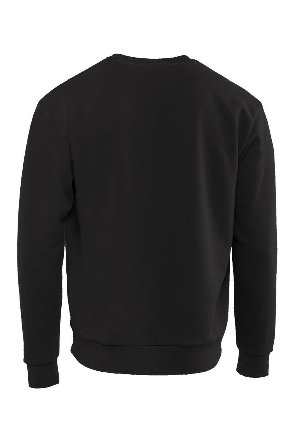 Next Level 9003 Mens Santa Barbara Crewneck Sweatshirt Black Flat Back