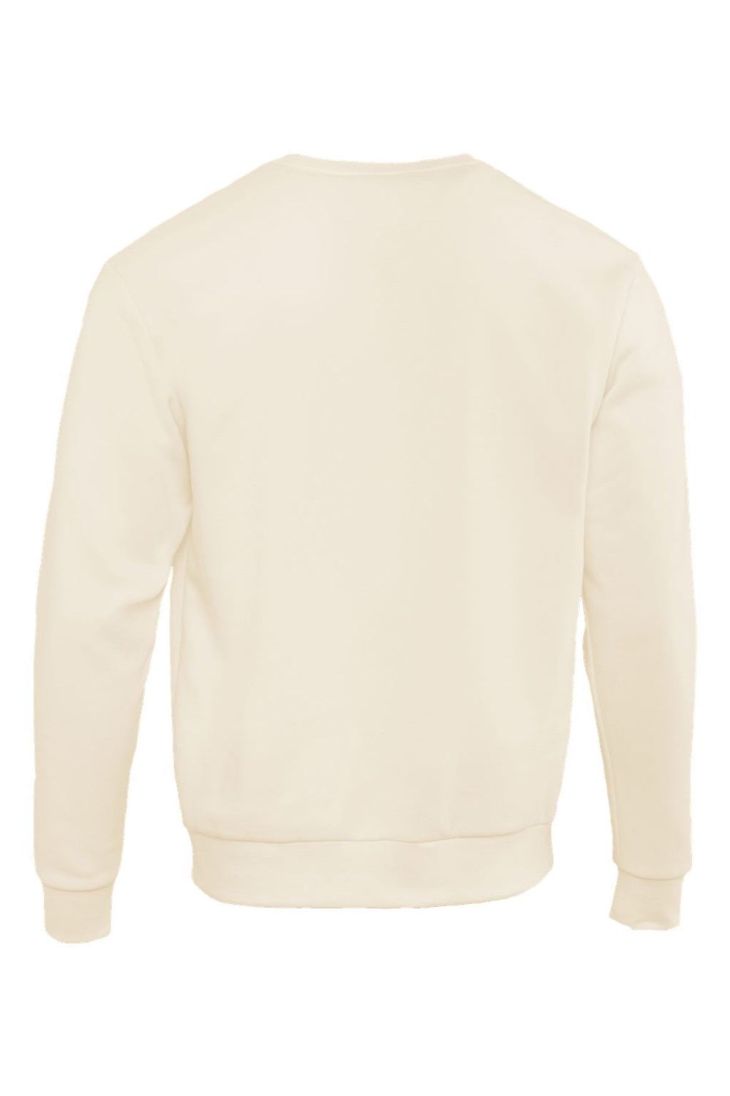 Next Level 9003 Mens Santa Barbara Crewneck Sweatshirt Natural Flat Back