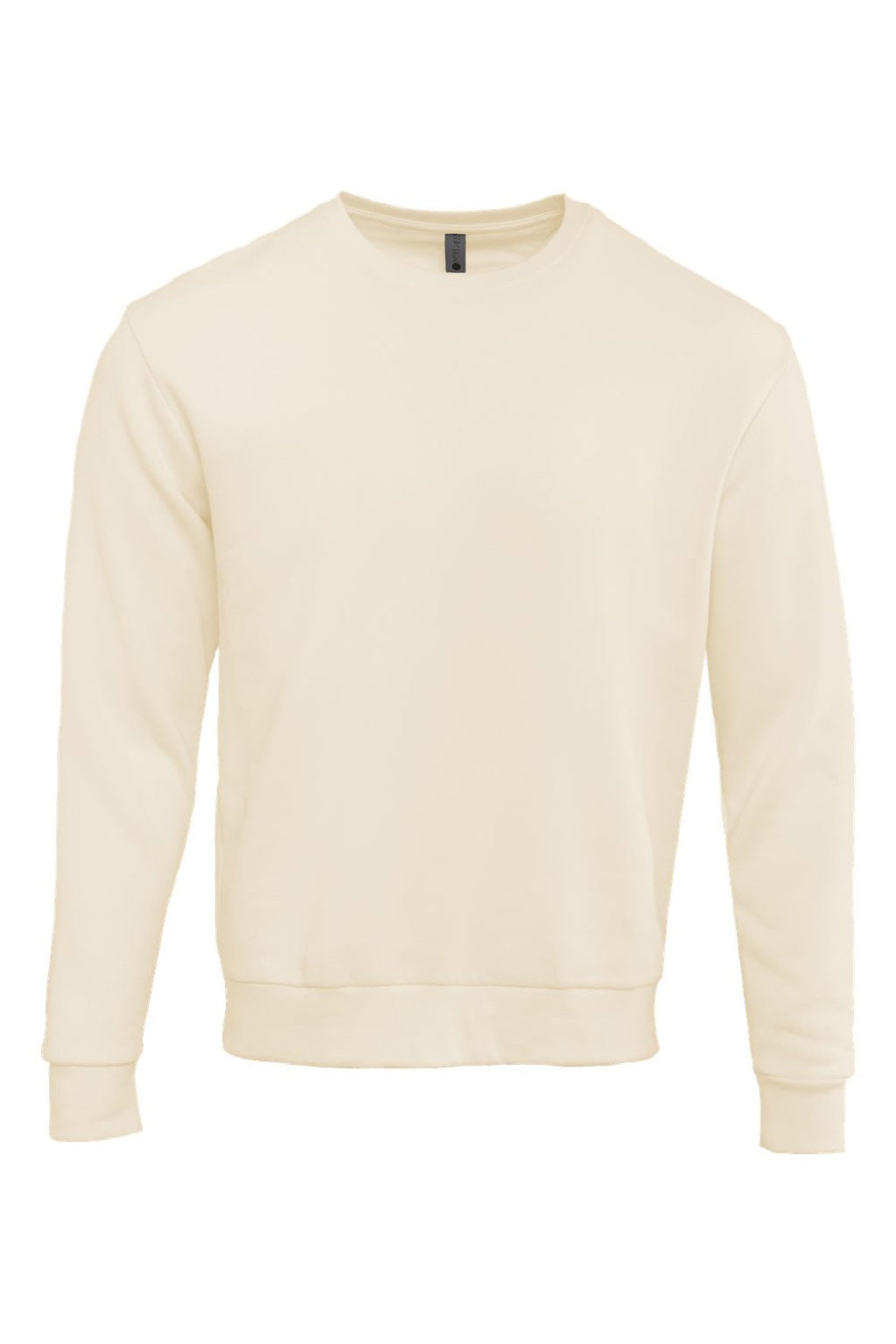 Next Level 9003 Mens Santa Barbara Crewneck Sweatshirt Natural Flat Front