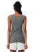 Bella + Canvas 1081 Womens Micro Ribbed Tank Top Heather Deep Grey Model Back