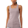 Bella + Canvas Womens Micro Ribbed Tank Top - Heather Pink Gravel