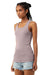 Bella + Canvas 1081 Womens Micro Ribbed Tank Top Heather Pink Gravel Model 3Q