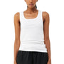 Bella + Canvas Womens Micro Ribbed Tank Top - White