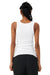 Bella + Canvas 1081 Womens Micro Ribbed Tank Top White Model Back