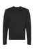 J America 8721 Mens BTB Fleece Crewneck Sweatshirt Black Flat Front