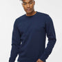 J America Mens BTB Fleece Crewneck Sweatshirt - True Navy Blue - Coming Soon