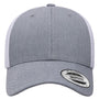 Yupoong Hats Mens Elite Snapback Hat - Heather Grey/White - Coming Soon
