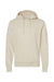 J America 8720 Mens BTB Fleece Hooded Sweatshirt Hoodie w/ Pouch Pocket Oyster Flat Front