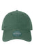 Legacy Hats EZA Mens Relaxed Twill Adjustable Dad Hat Spruce Green Flat Front