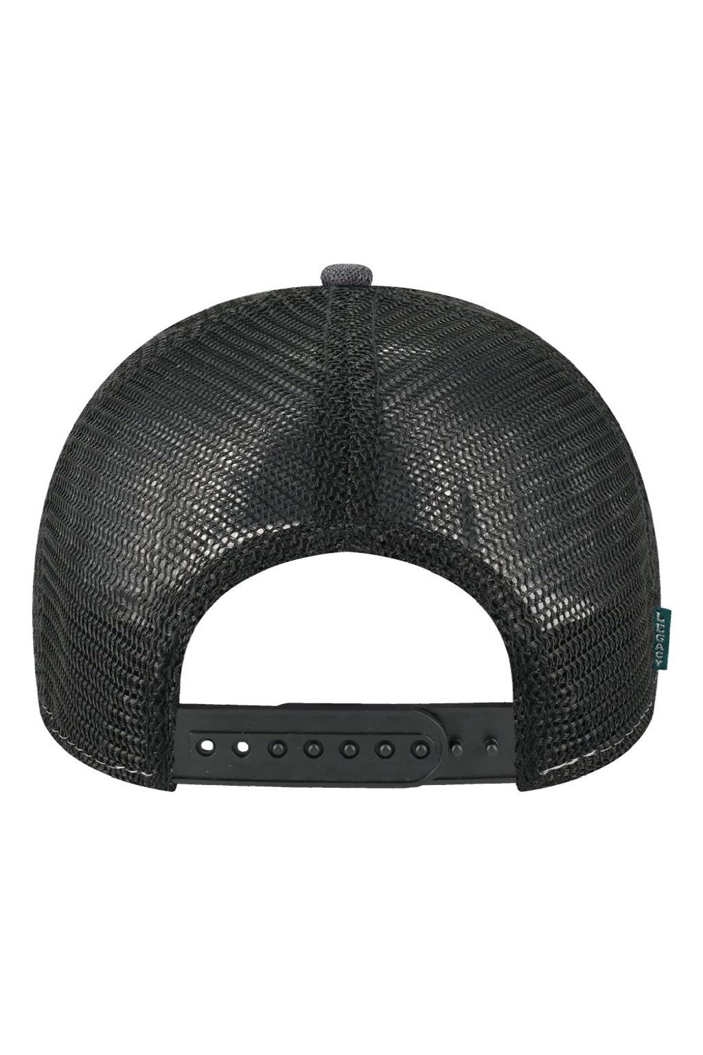 Legacy Hats MPS Mens Mid Pro Snapback Trucker Hat Black/Camo Flat Back