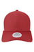 Legacy Hats MPS Mens Mid Pro Snapback Trucker Hat Cardinal Red/White Flat Front