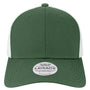 Legacy Mens Mid Pro Snapback Trucker Hat - Dark Green/White - NEW